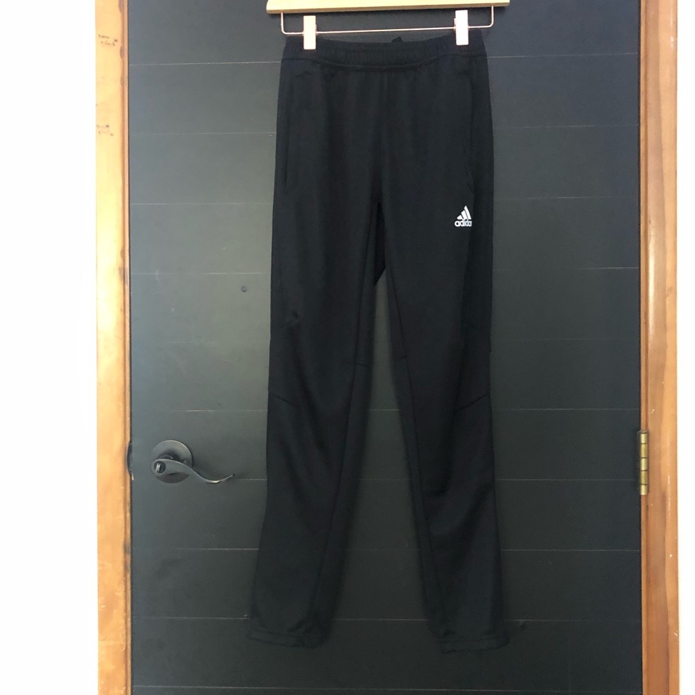 [Adidas] youth black jogger.